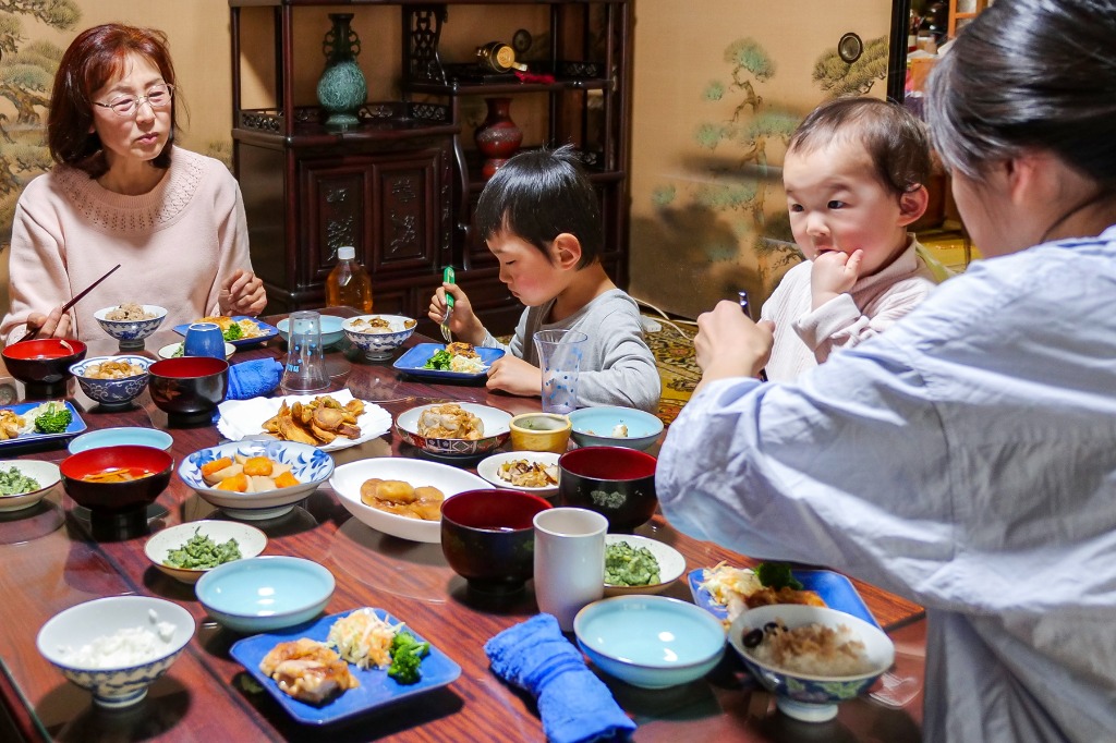 Traditional Japanese cooking